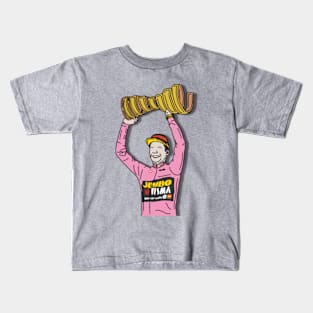 Primoz Roglic with Trophy Giro 2023 Kids T-Shirt